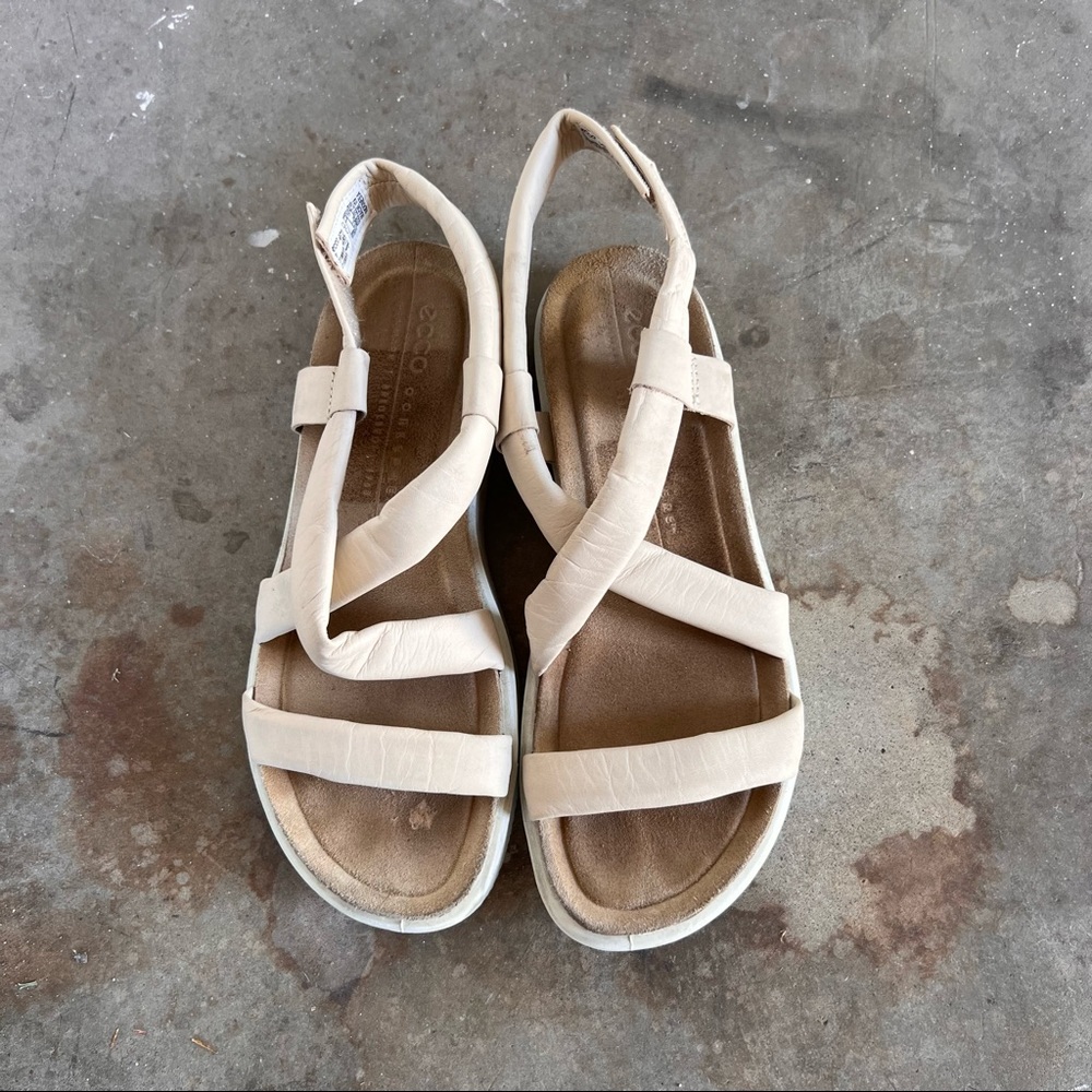 Women’s size 5.5 Ecco sandals. Worn once. Like new.